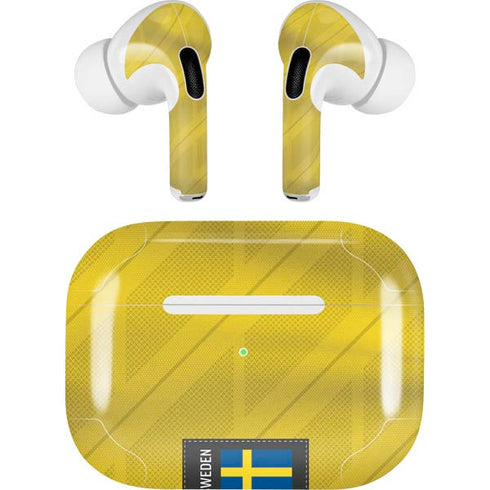 Sweden Soccer Flag AirPods Skins